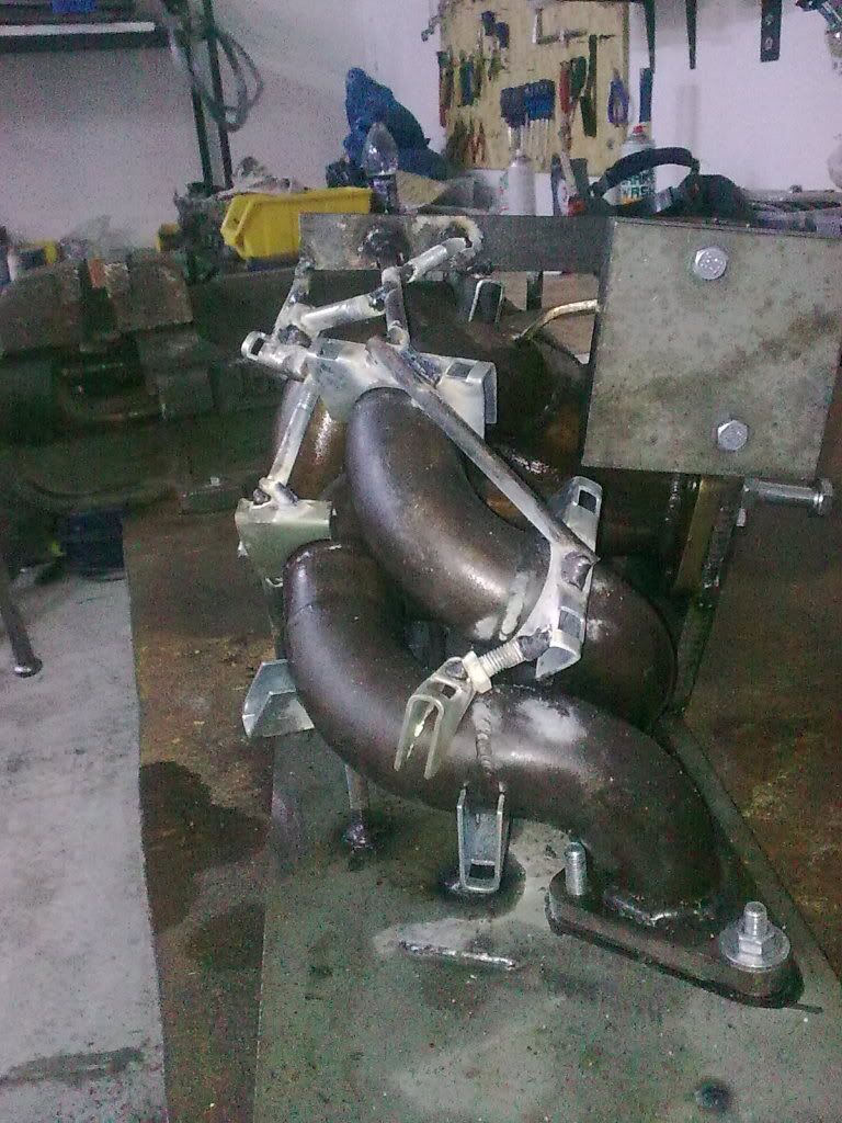 Manifold fabrication jig! HondaTech