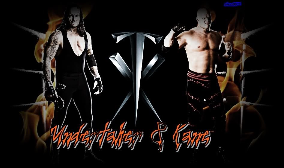 undertaker and kane. undertaker and Kane Image