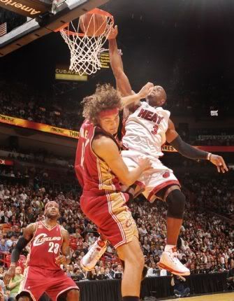 dwyane wade getting dunked on. dwyane wade dunking on someone