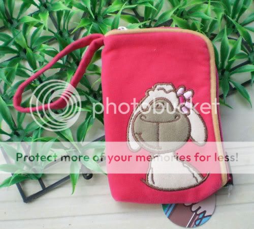 NICI Red Sheep Wallet / Mobile Phone Bag   