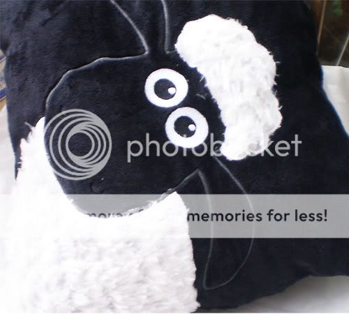 NICI White Shaun Sheep Black Pillow/Cushion 35*35CM  