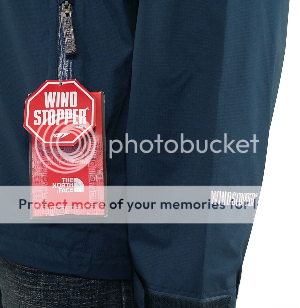 North Face Lagit Blue Windstopper Jacket L New $550  