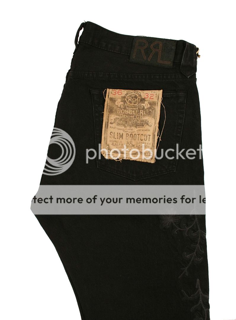 Ralph Lauren RRL Western Nashville Jeans 36 x 32 New  