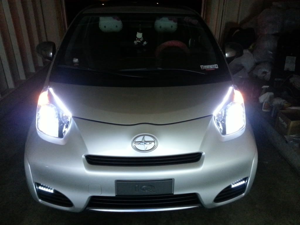 My Wife's IQ LED Headlights | Scion IQ Forums