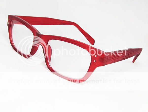 Imitated Wood Red Eyeglass Frame Vintage MOD2915 New